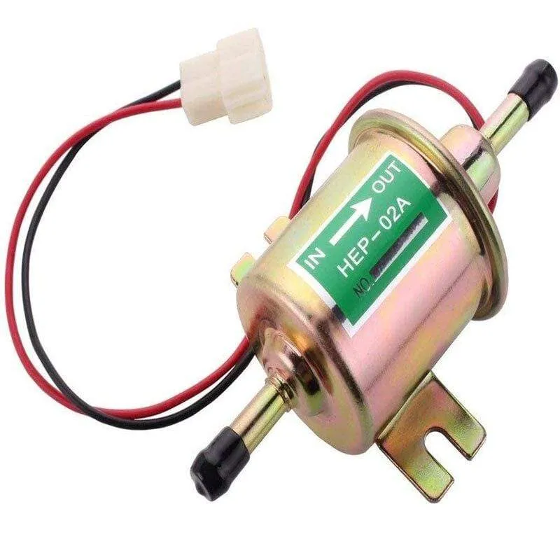 12V 24V High Quality Low Pressure Universal Diesel Petrol Gasoline Electric Fuel Pump HEP-02A For Car Motorcycle