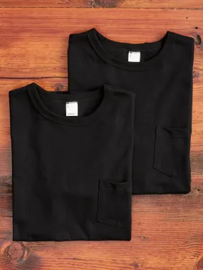 2-Pack Heavyweight Pocket T-Shirts in Black