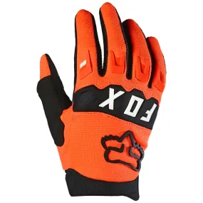 24 FOX YOUTH DIRTPAW GLOVES [FLO ORANGE] YL