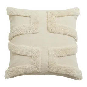 Beautiful Textured Ivory Cushion Cover 45cm x 45cm