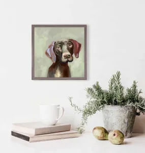 Best Friend - German Short-Haired Pointer Mini Framed Canvas