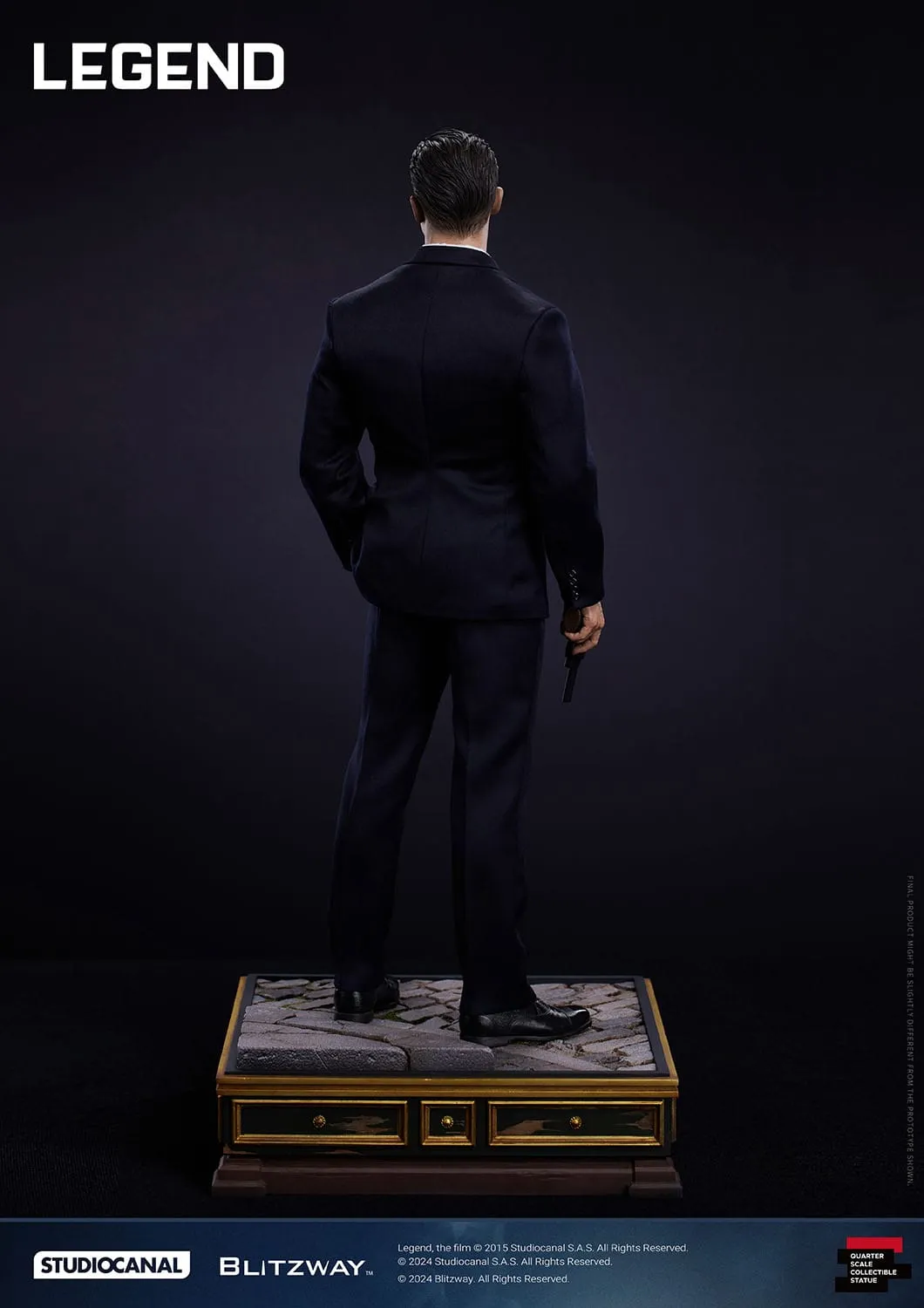 Blitzway Legend Superb Scale Reginald (Reggie) Kray 1/4 Statue