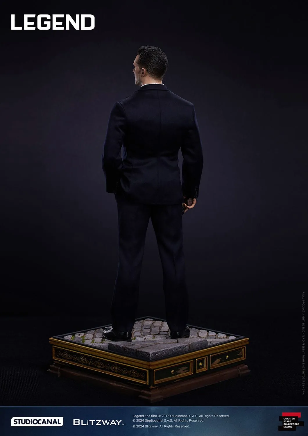 Blitzway Legend Superb Scale Reginald (Reggie) Kray 1/4 Statue