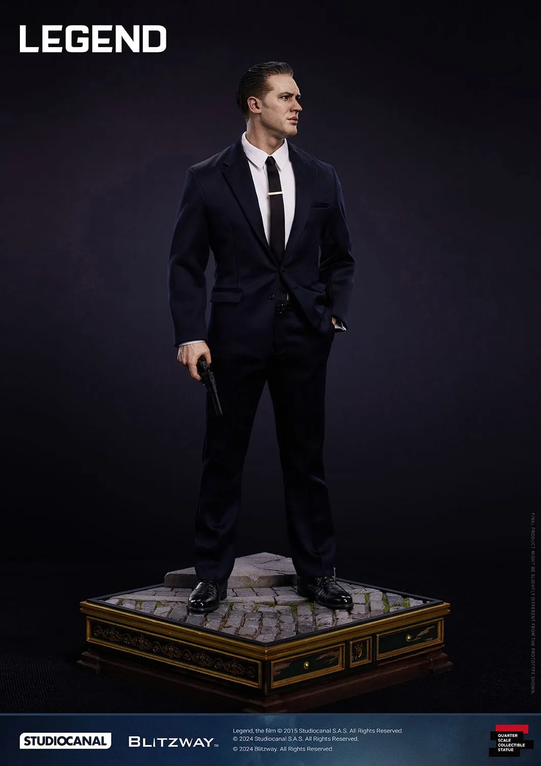 Blitzway Legend Superb Scale Reginald (Reggie) Kray 1/4 Statue