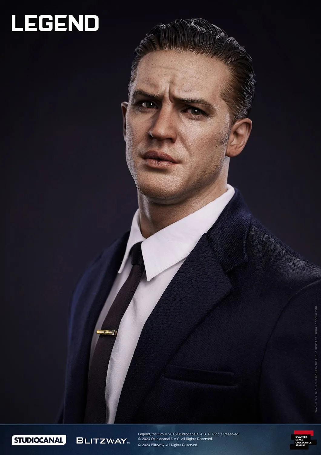 Blitzway Legend Superb Scale Reginald (Reggie) Kray 1/4 Statue