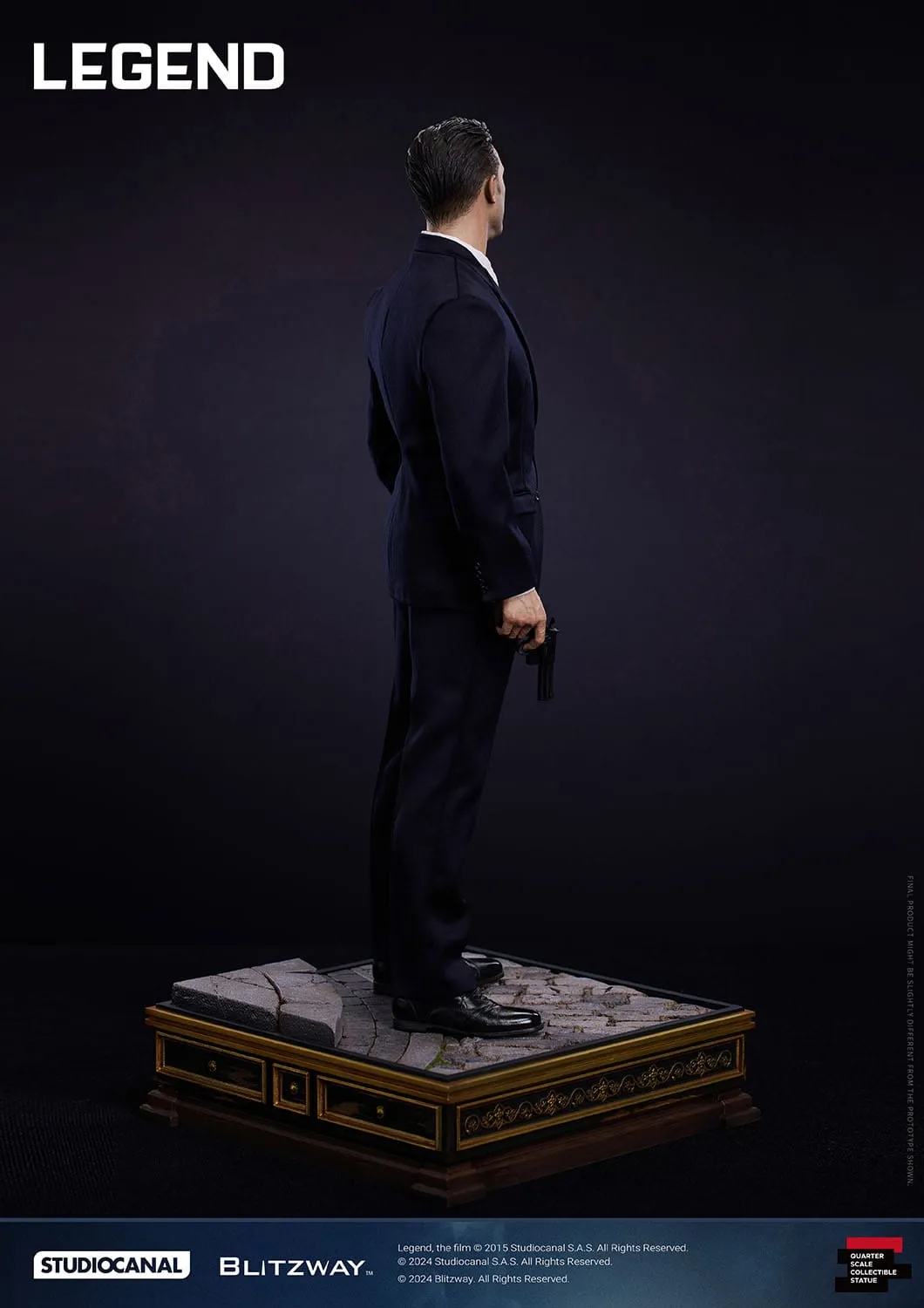 Blitzway Legend Superb Scale Reginald (Reggie) Kray 1/4 Statue