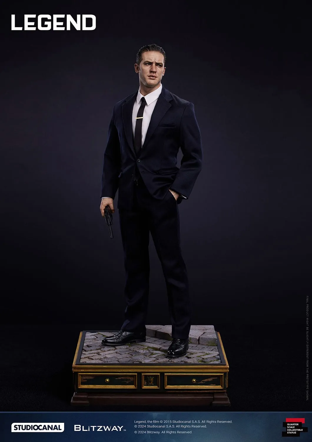 Blitzway Legend Superb Scale Reginald (Reggie) Kray 1/4 Statue