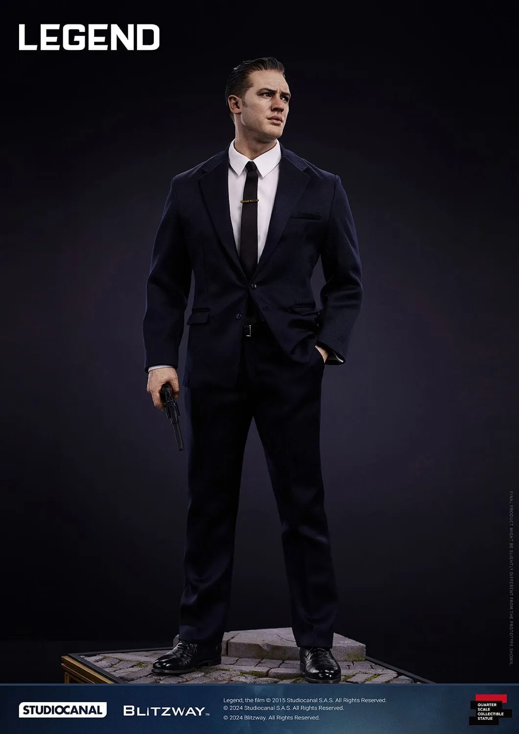 Blitzway Legend Superb Scale Reginald (Reggie) Kray 1/4 Statue