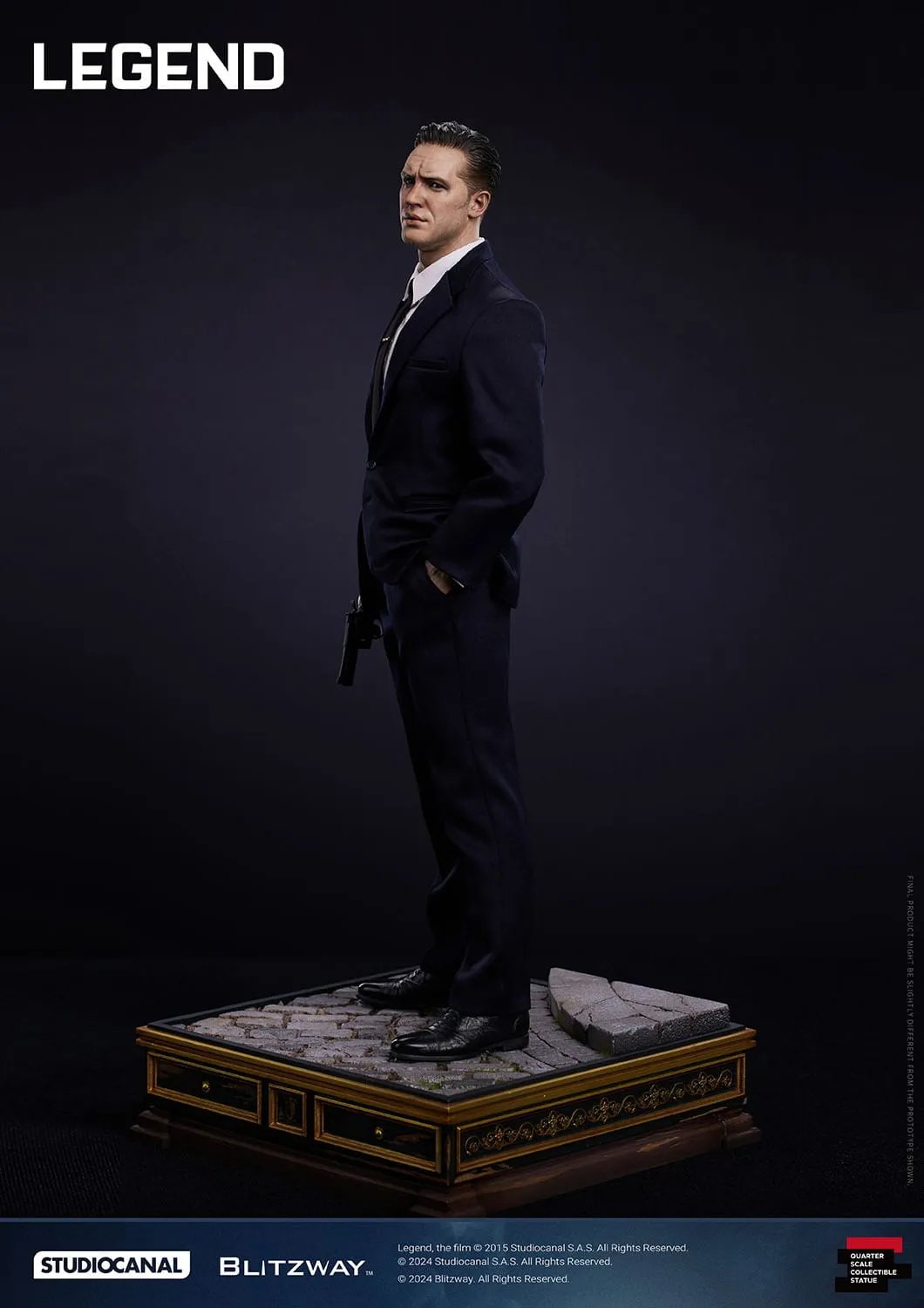 Blitzway Legend Superb Scale Reginald (Reggie) Kray 1/4 Statue