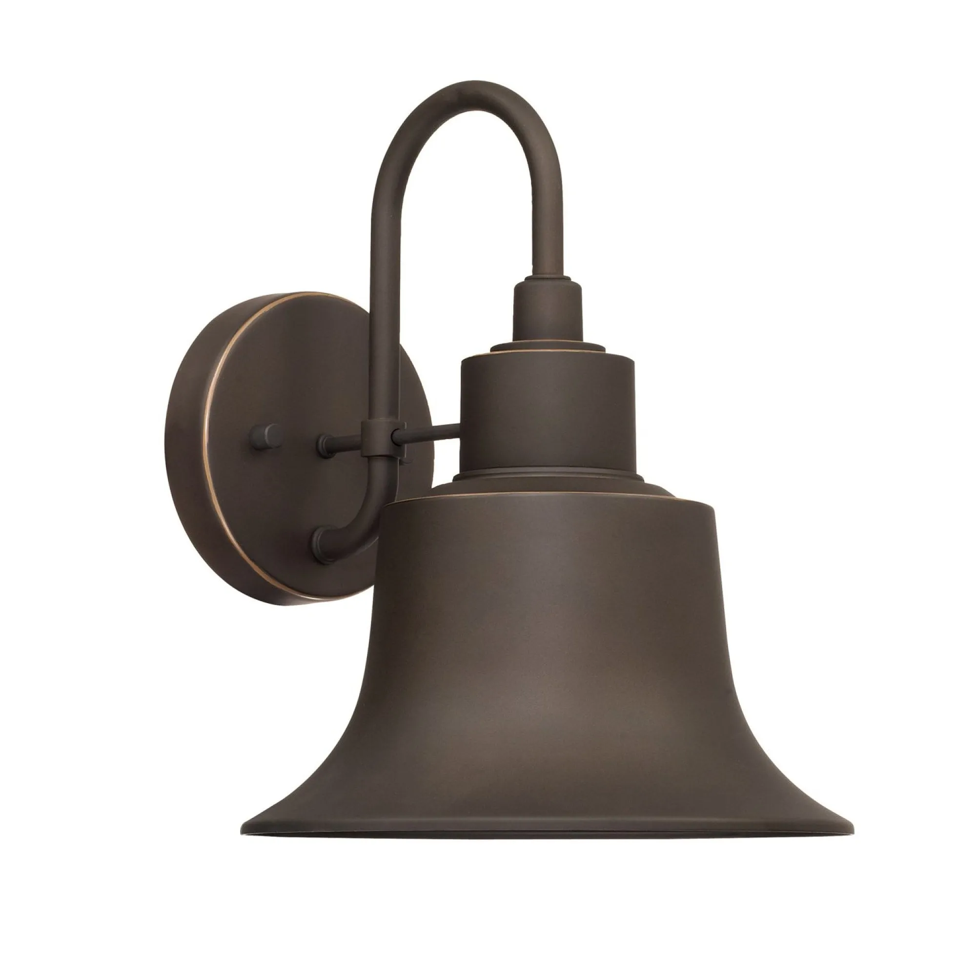 Brock Coastal Outdoor Wall Lantern - 11.5" - Bronze