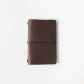 Brown Chromexcel Travel Notebook