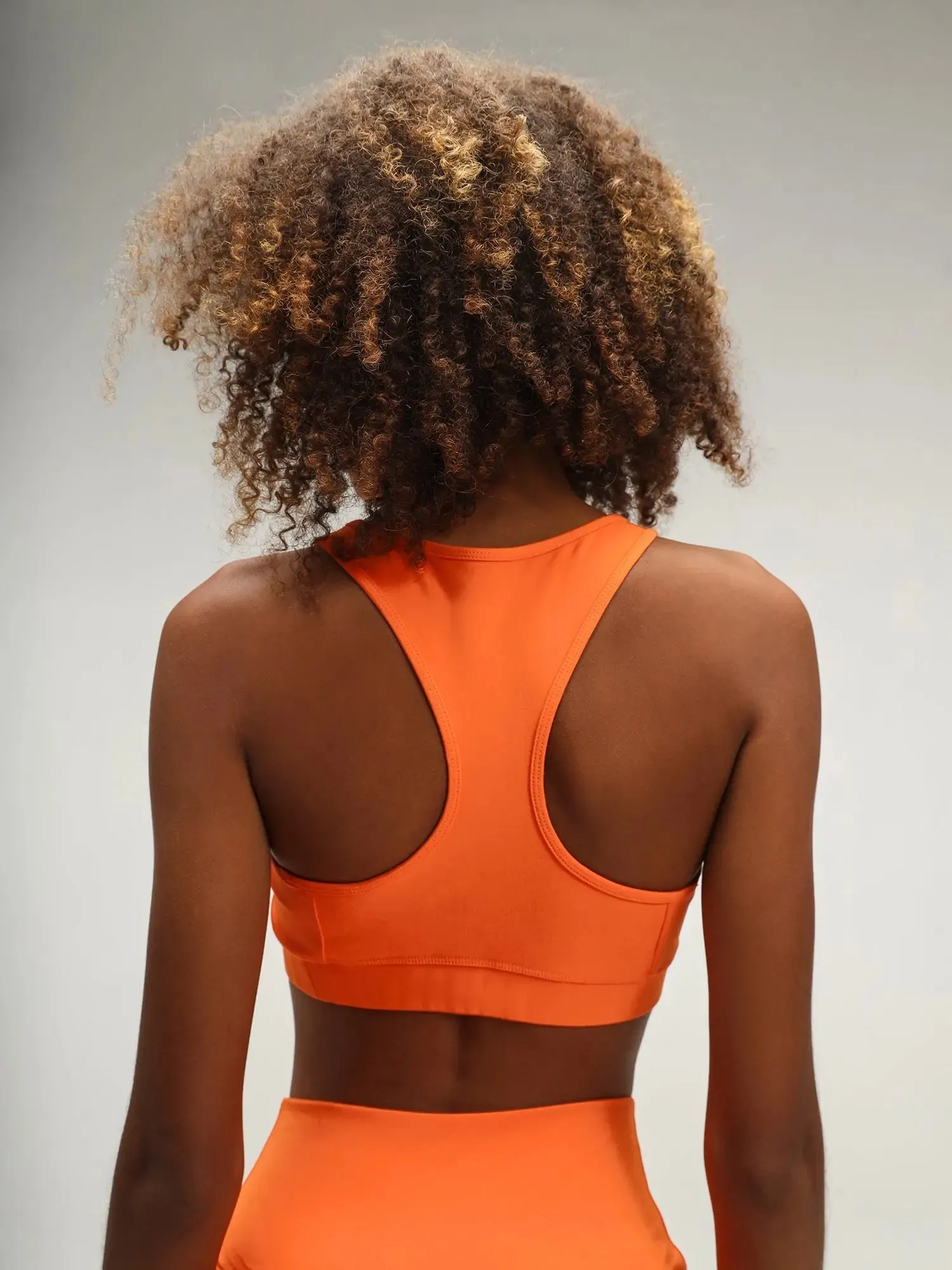 Cairo Orange Sculpt Active Co-ord Set