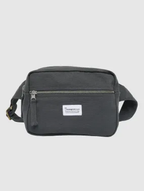 Canvas bumbag - GOTS/Vegan - Gray Pinstripe