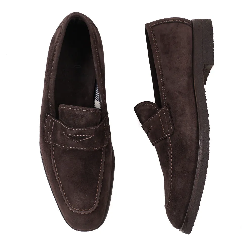 Cesare Attolini Cashmere Calf Penny Loafer