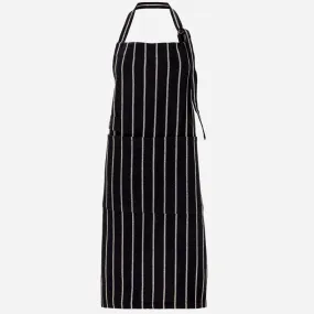 Chef's Black and White Stripe Apron