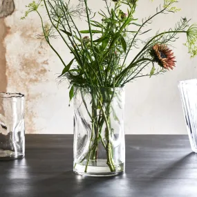 Clear Glass Vase 25cm