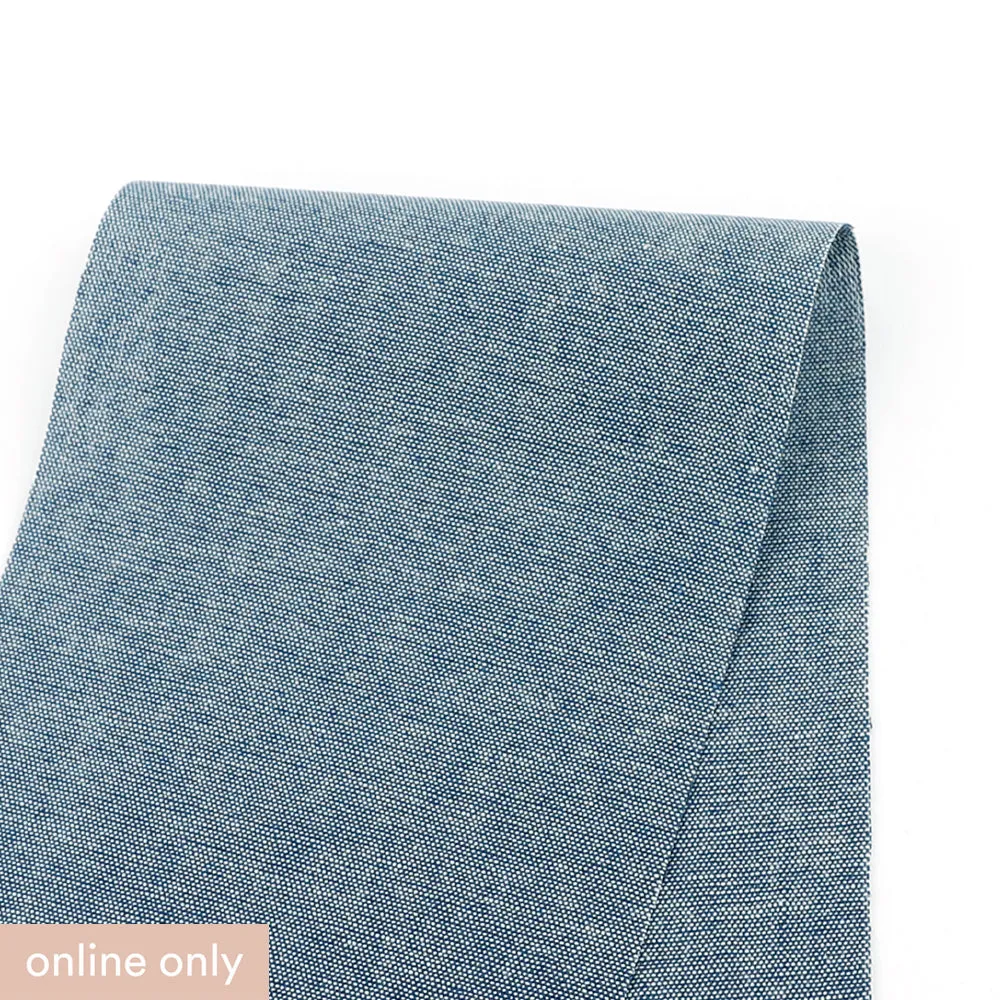 Cotton Chambray - Weldon Blue (remnant)