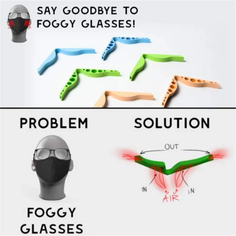 Fog-Free Accessory for Glasses -Prevent Eyeglasses From Fogging