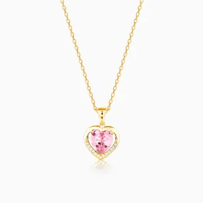 Golden Dreamy Heart Pendant