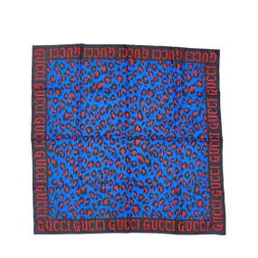 Gucci Leopard Silk Scarf