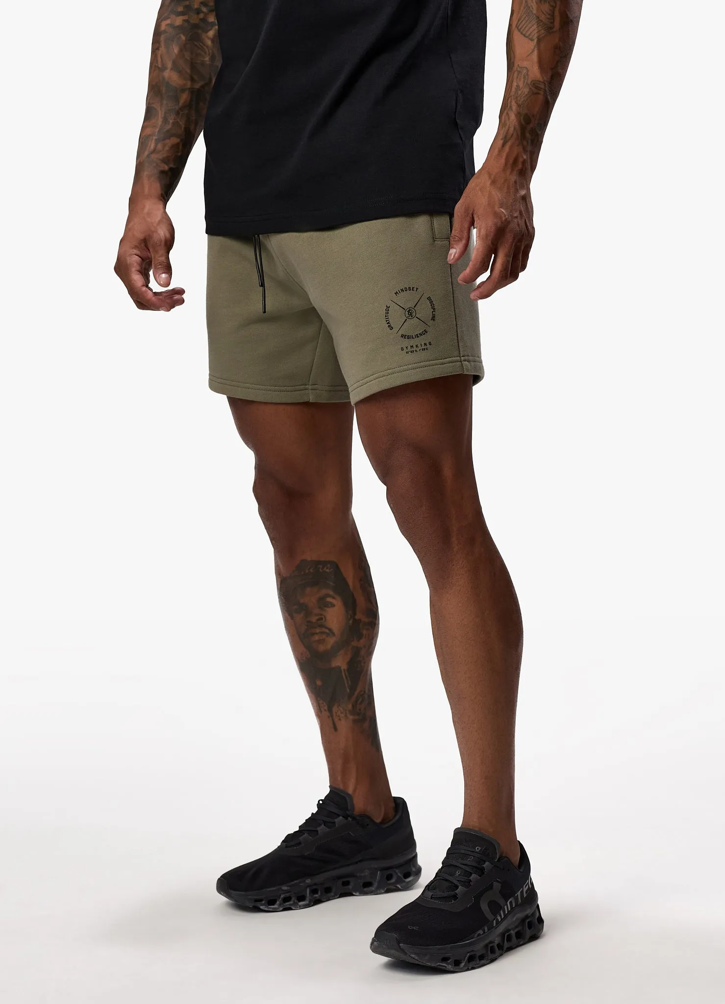 Gym King Compass Short - Deep Khaki