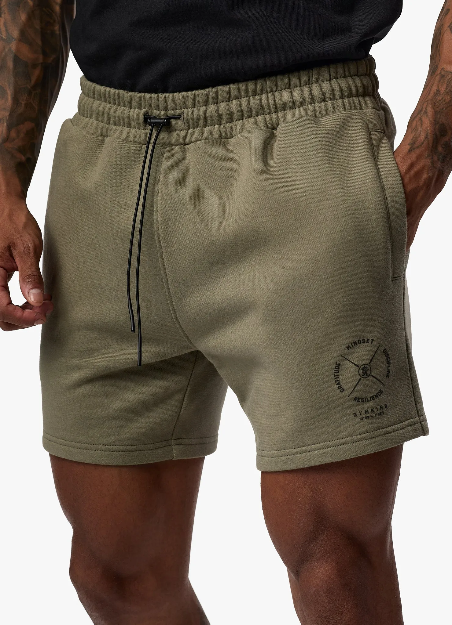 Gym King Compass Short - Deep Khaki