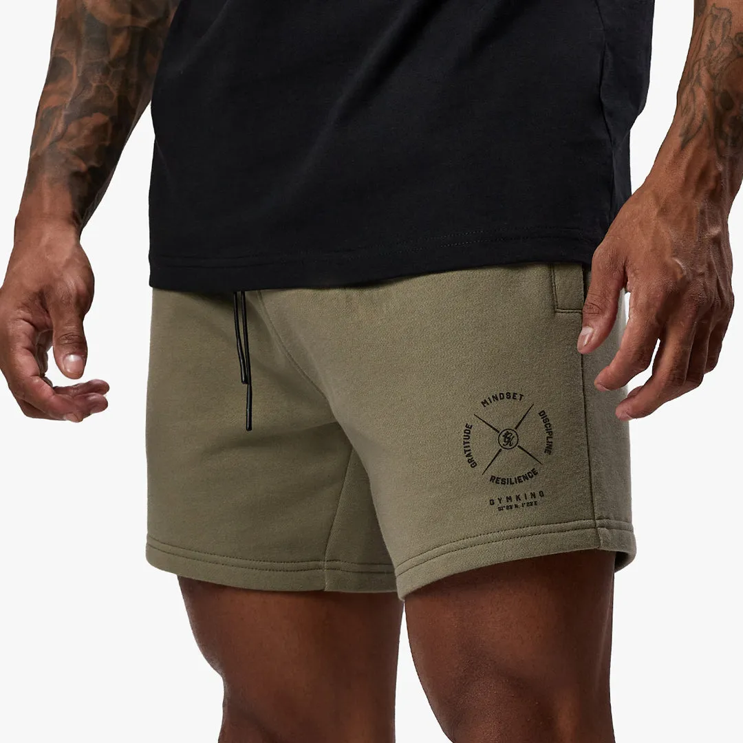 Gym King Compass Short - Deep Khaki