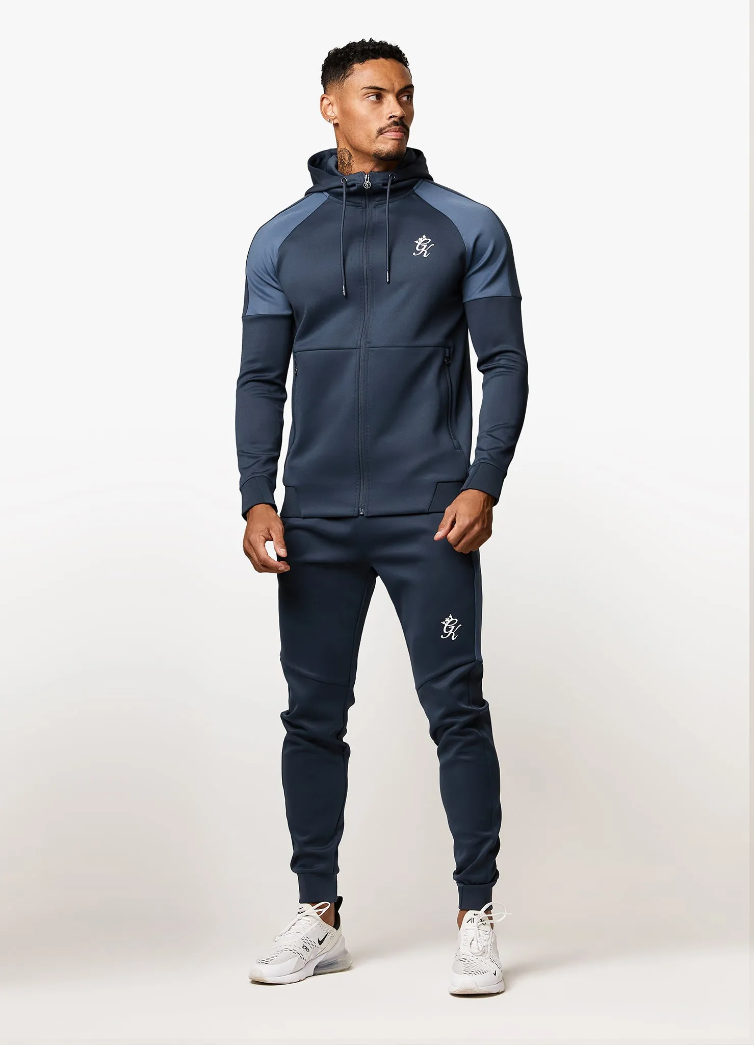 Gym King Core Plus Poly Jogger - Deep Blue