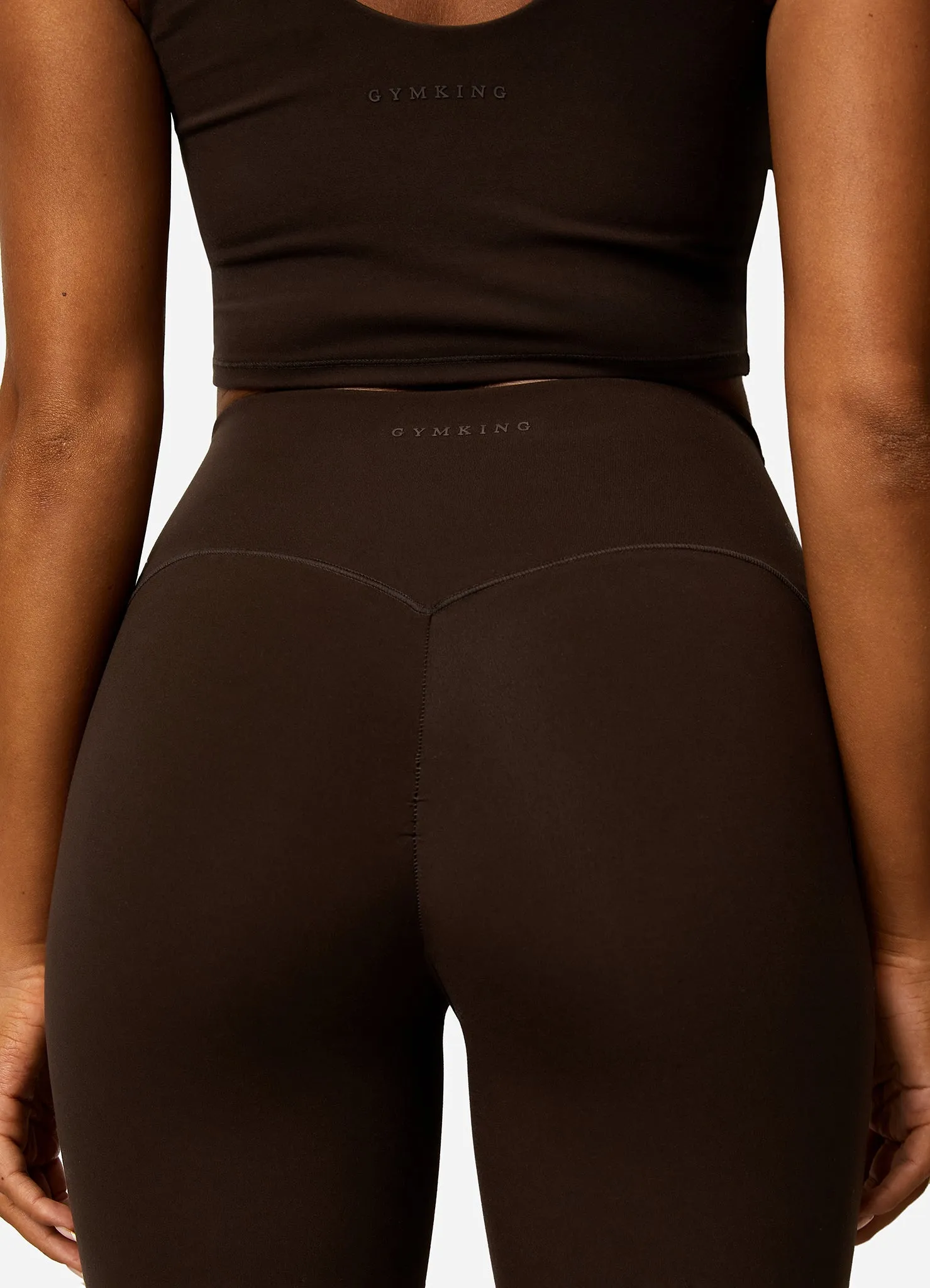 Gym King Peach Luxe Legging - Cocoa Luxe