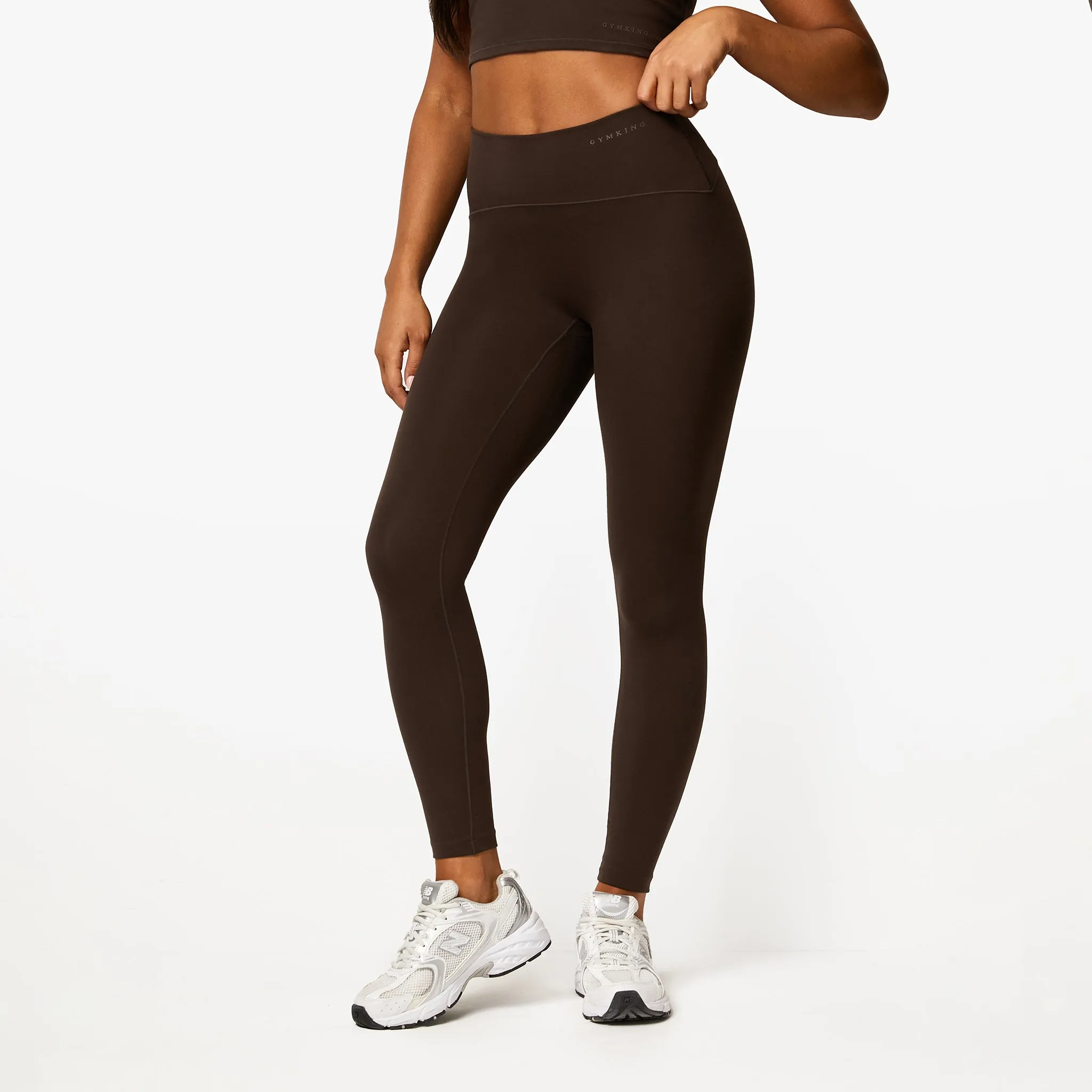 Gym King Peach Luxe Legging - Cocoa Luxe