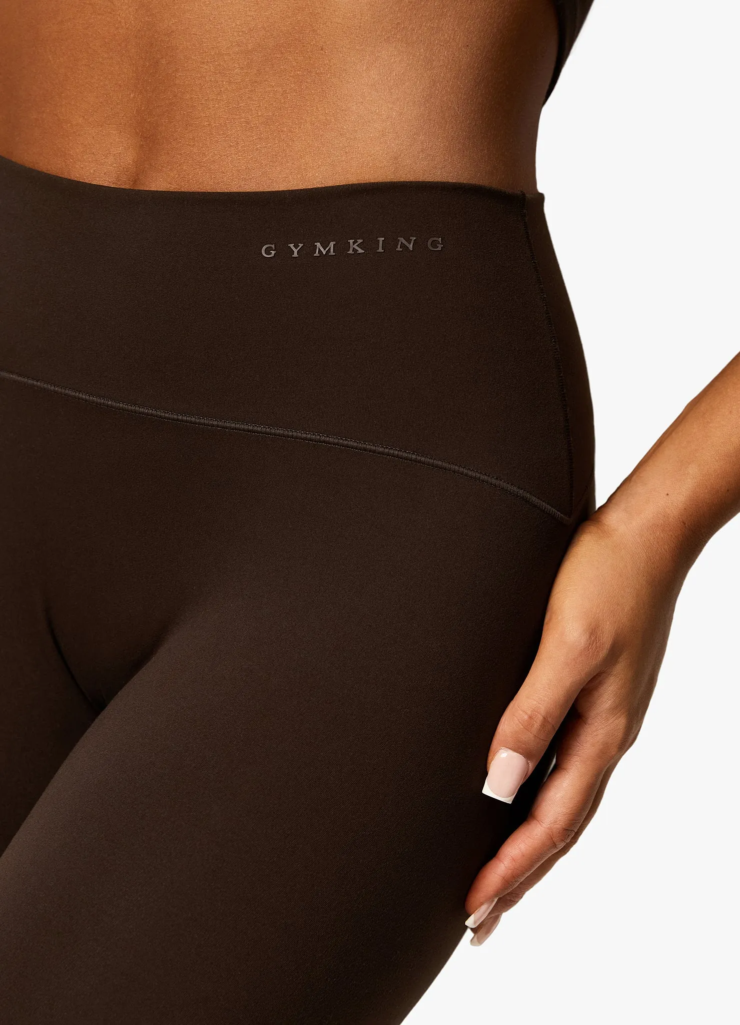 Gym King Peach Luxe Legging - Cocoa Luxe