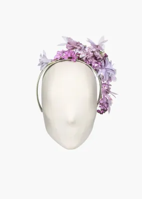 Jennifer Behr x New York Vintage Loretta Headband -- Lilac