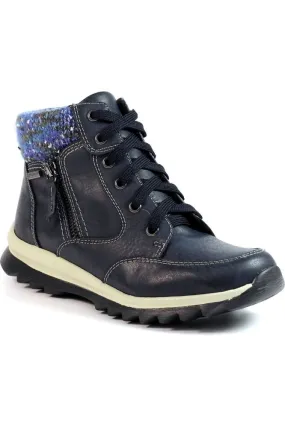 Lunar Buttermere Navy WaterProof Ankle Boot GLB115