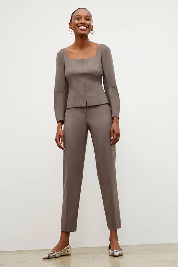 Mejia Pant - Sharkskin :: Mink