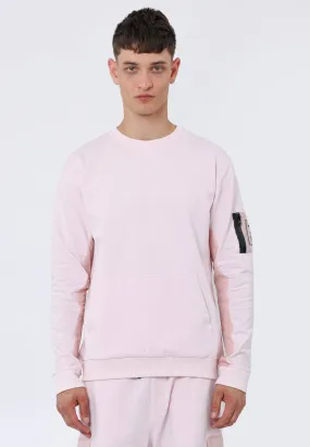 PANEL SWEAT PALE PINK