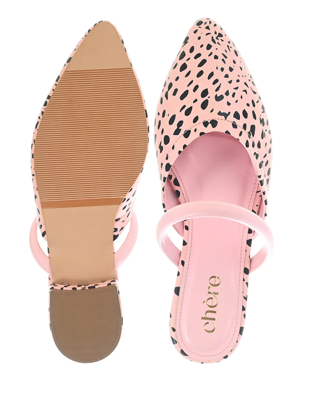 Playful Pastel Pink mules for Women