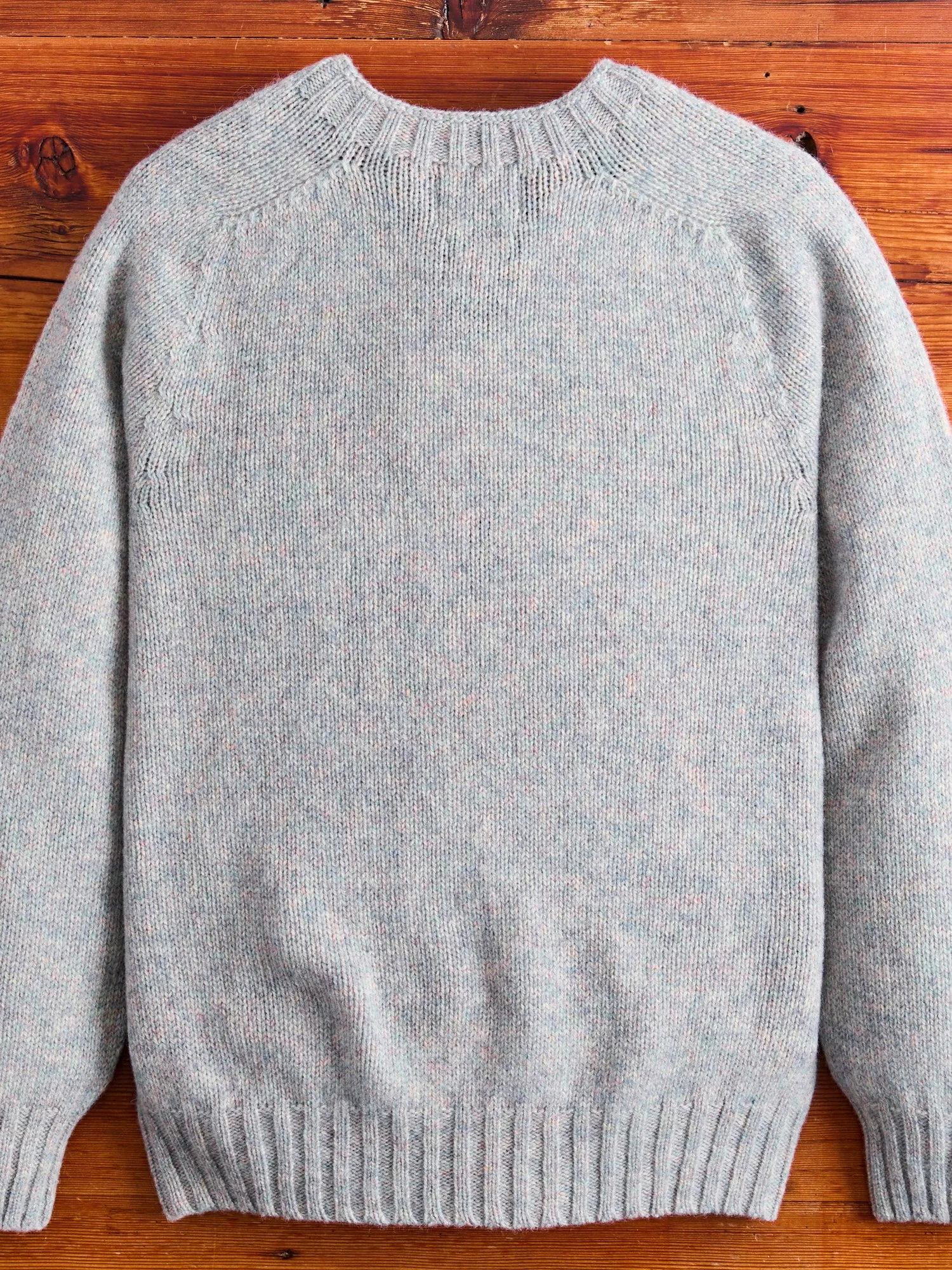 "Boxy Space Knit" Wool Sweater in Galaxy