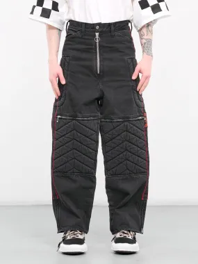 "Todoterreno" Denim Motocross Jeans (KR2402LP02-BLACK)