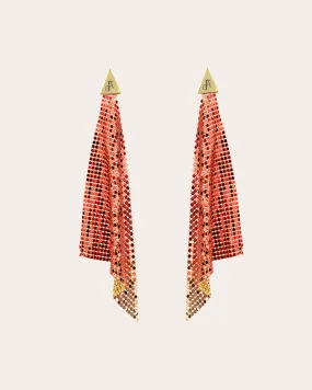 The Femme Fatale earrings - gradient red