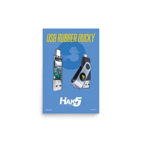 USB Rubber Ducky Gear Poster